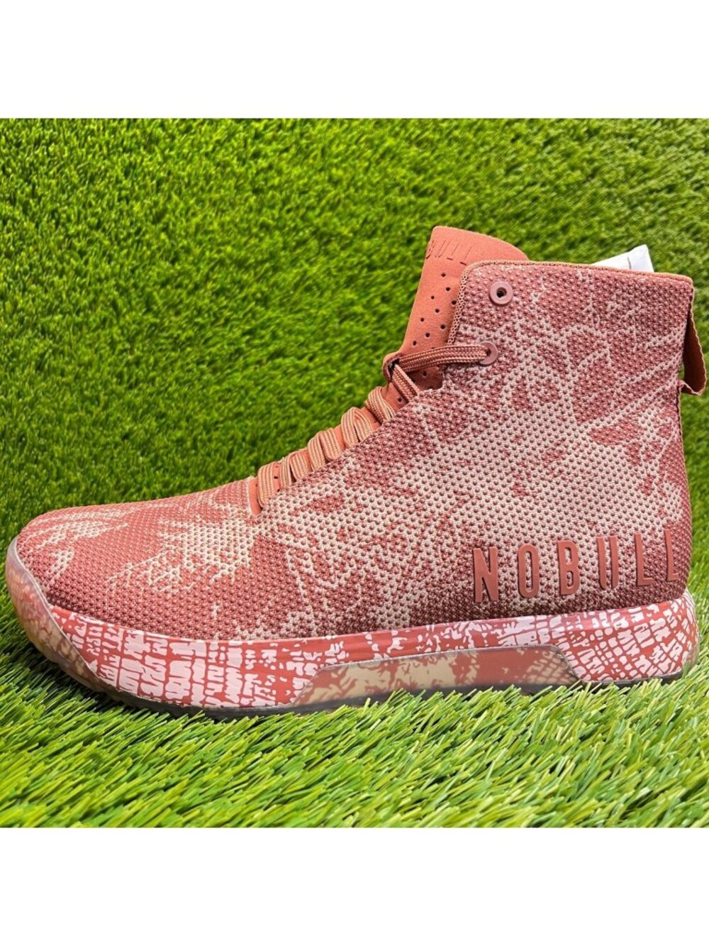 Nobull Outwork High-Top Mens Size 10.5 Pink Running Cross Training Shoes Sneaker
